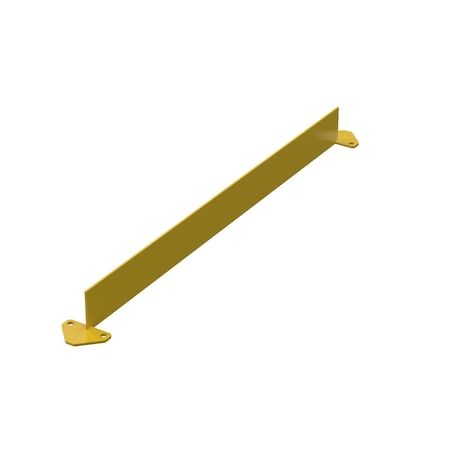 Vestil Steel Toe Board for VDKR W/Base Plates, 48'' Yellow VDKR-4-BP-TB